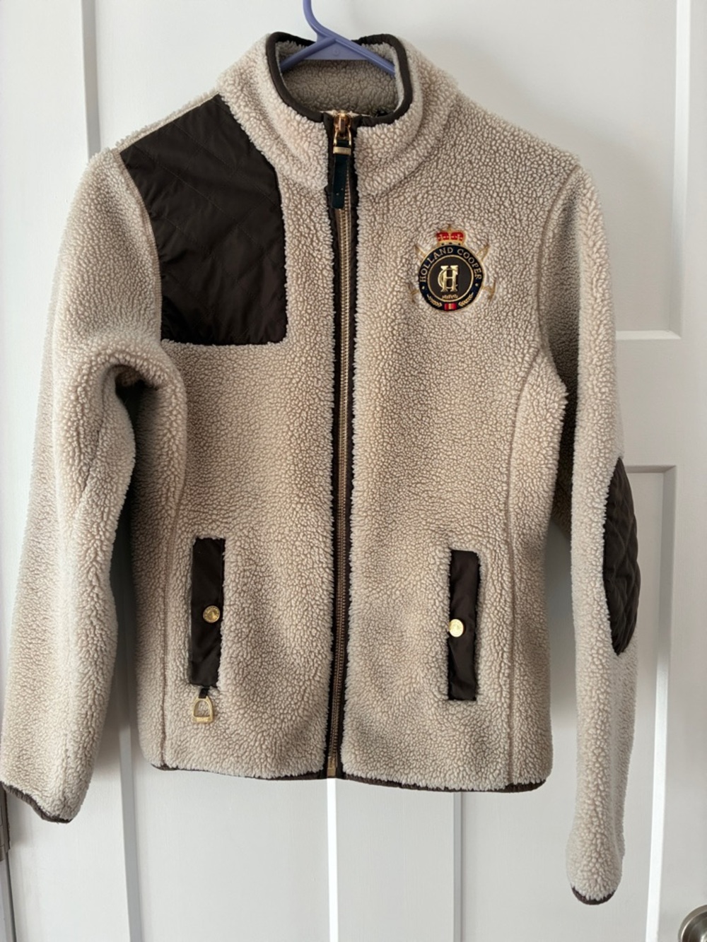 Holland Cooper Sherpa Zip Jacket